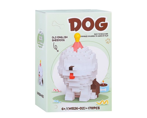 Конструктор "Собака" (178 дет.) в коробке