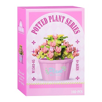 Конструктор "Цветок" (108 дет.) в коробке