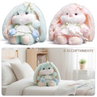 Мягкая игрушка "Заяц в платье" 25 см