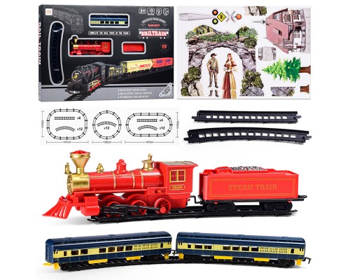 Железная дорога "Классический маршрут 2"(свет, звук) в коробке