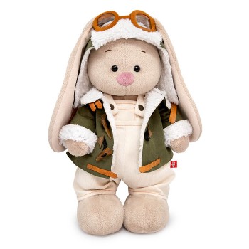 Зайка Ми в куртке-пилот (малый) (В1)