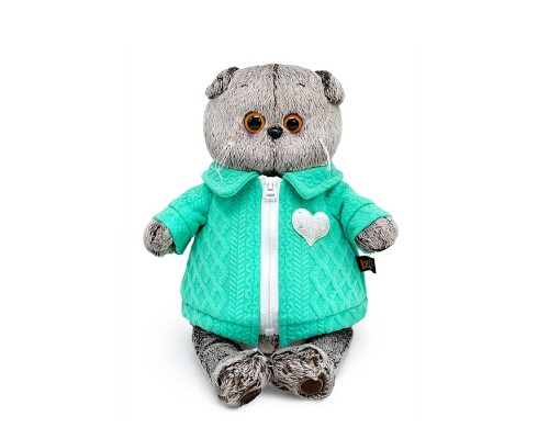 Кот Басик в куртке с сердечком