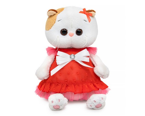 Кошка Ли-Ли BABY в платье с белым бантом
