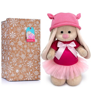 Зайка Ми в платье и шапочке с ушками (большой)