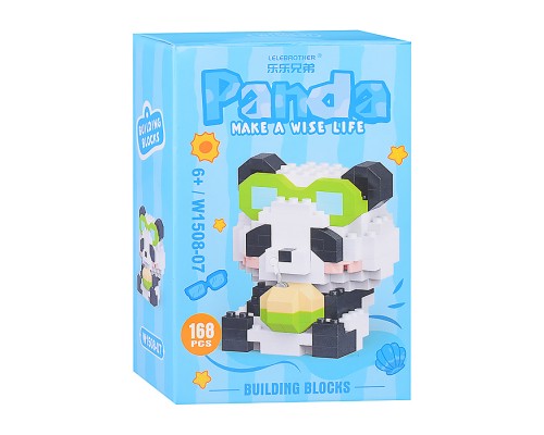 Конструктор "Панда с соком" (168 дет.) в коробке