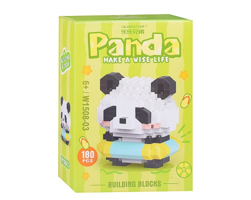 Конструктор "Панда с плавательным кругом" (180 дет.) в коробке