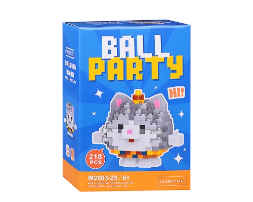 Конструктор "Котик" (218 дет.) в коробке