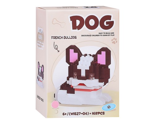 Конструктор "Черно-белый пёс " (168 дет.) в коробке