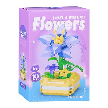 Конструктор "Цветок" (100 дет.) в коробке
