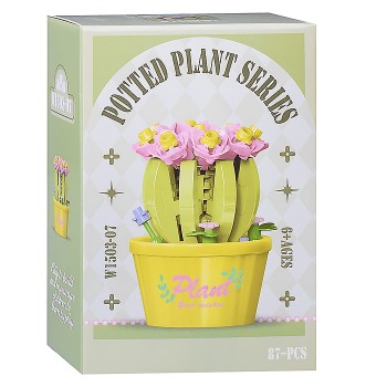 Конструктор "Цветок" (87 дет.) в коробке