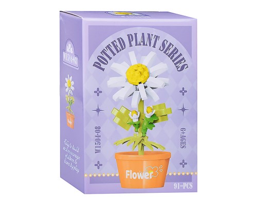 Конструктор "Ромашка" (91 дет.) в коробке