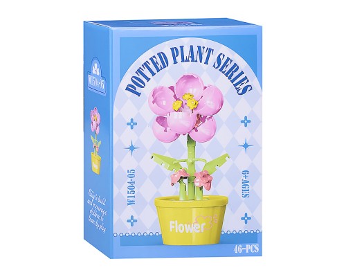 Конструктор "Цветок" (46 дет.) в коробке