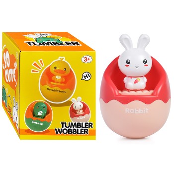 Неваляшка "Зайчонок" в коробке