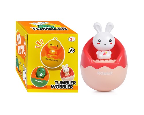 Неваляшка "Зайчонок" в коробке