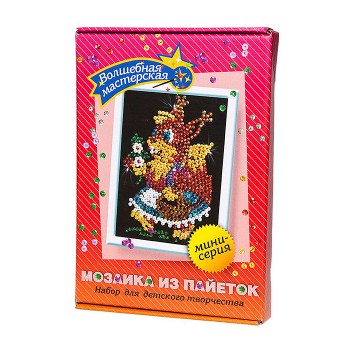 Мозаика из пайеток "Белочка"