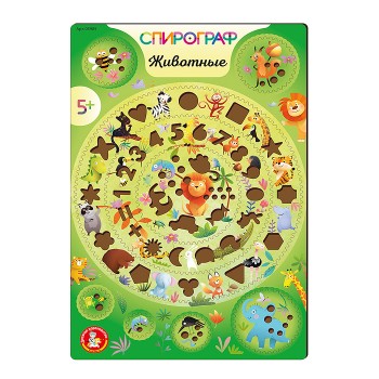 Игра развивающая Спирограф. Животные