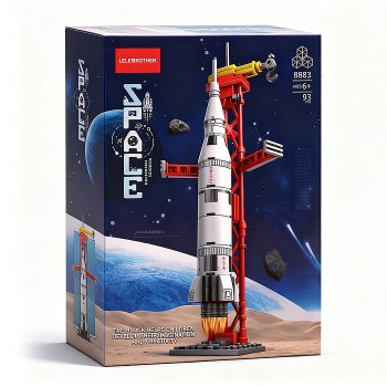 Конструктор "Ракета" (93 дет.) в коробке