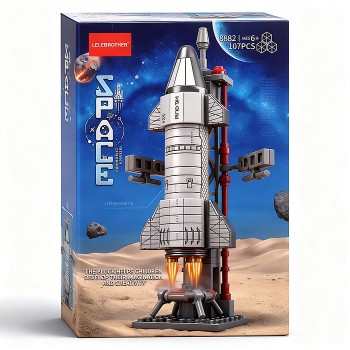 Конструктор "Ракета" (107 дет.) в коробке
