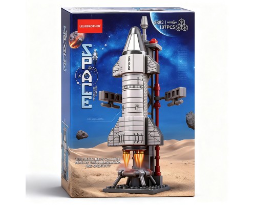 Конструктор "Ракета" (107 дет.) в коробке
