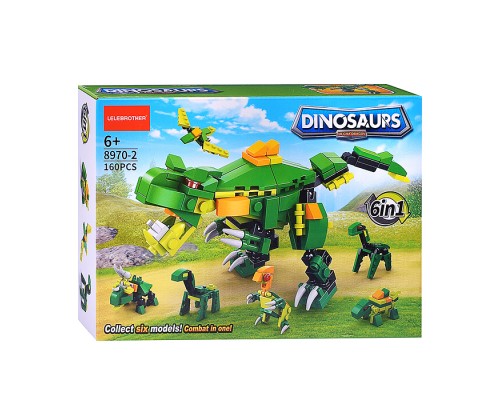 Конструктор "Динозавр" (160 дет.) в коробке