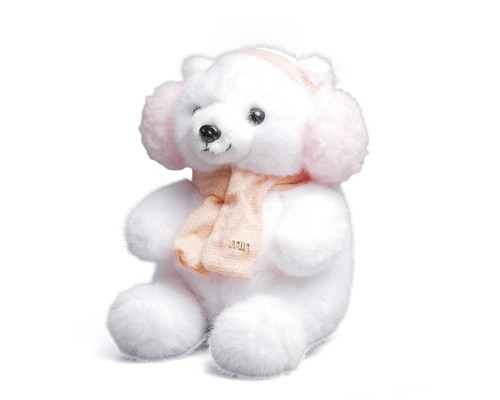 Мягкая игрушка "Медведь в наушниках" 22 см