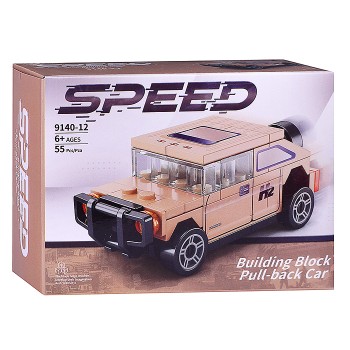 Конструктор "Машинка" (55 дет.) в коробке