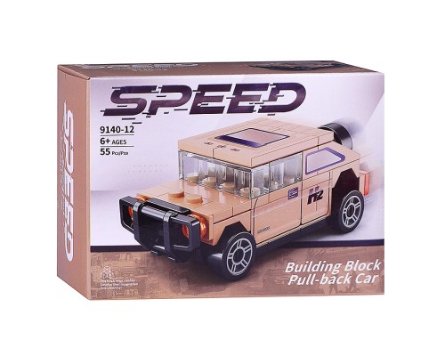 Конструктор "Машинка" (55 дет.) в коробке