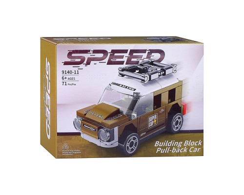 Конструктор "Машинка" (71 дет.) в коробке