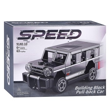 Конструктор "Машинка" (63 дет.) в коробке