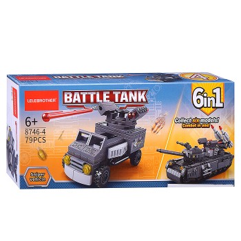 Конструктор "Машина-снайпер" (79 дет.) в коробке