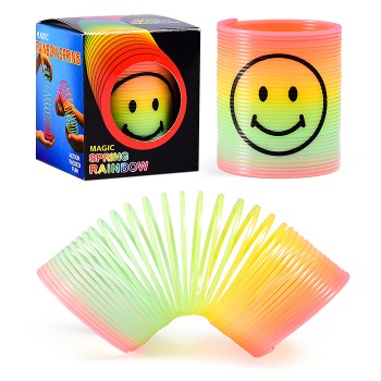 Игрушка-пружинка "Веселый смайлик"