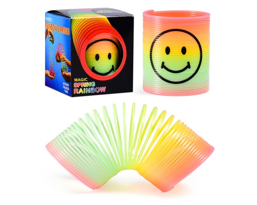 Игрушка-пружинка "Веселый смайлик"