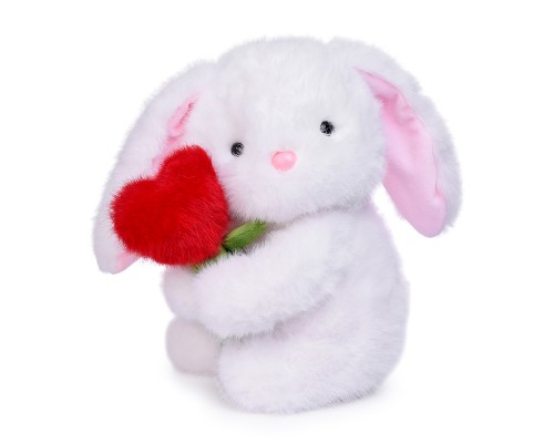 Мягкая игрушка "Заяц с сердцем" 22 см