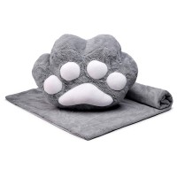 Мягкая игрушка "Кот Лапка" 40 см, с пледом (1,1х1,6м)