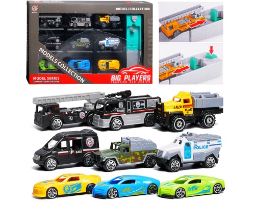 Набор машин "Военный патруль" в коробке