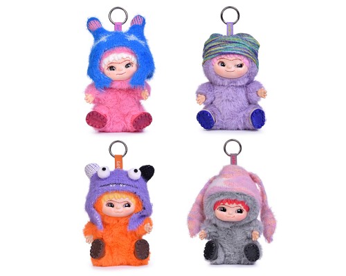 Мягкая игрушка "Кукла мягкая в шапочке" 18 см