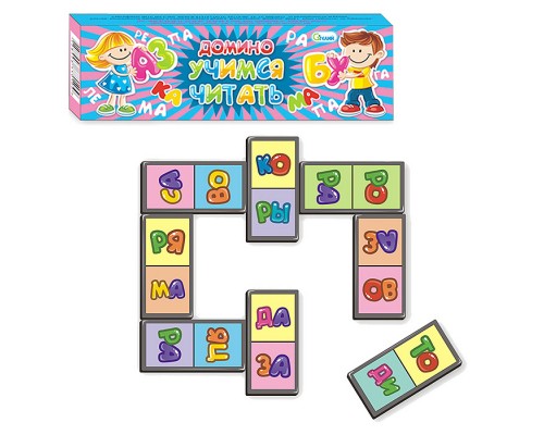 Домино "Учимся читать"