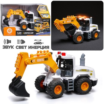 Трактор "МегаСтроитель" в коробке