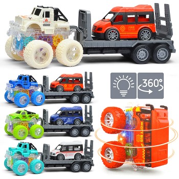 Машина "Пикап" с прицепом, в пакете