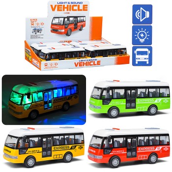 Машина "Автобус" на батарейках, в коробке