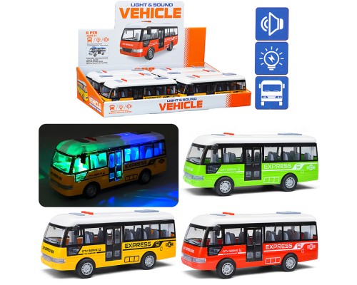 Машина "Автобус" на батарейках, в коробке