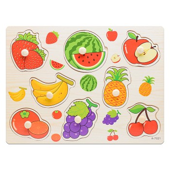Пазл-вкладыш "Фрукты-Ягоды"
