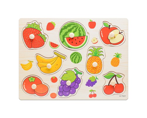 Пазл-вкладыш "Фрукты-Ягоды"