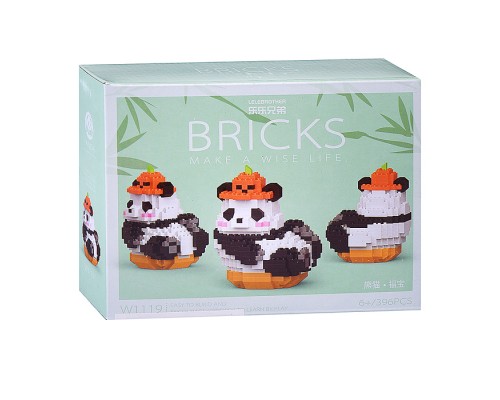 Конструктор "Панда" (396 дет.) в коробке