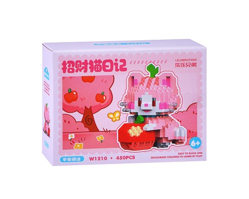 Конструктор "Кошка с яблоком" (450 дет.) в коробке