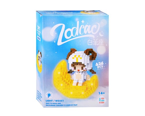 Конструктор "Девочка-овен" (426 дет.) в коробке