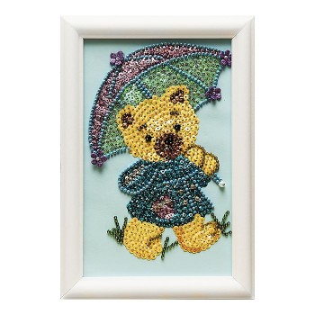 Мозаика из пайеток "Медвежонок"