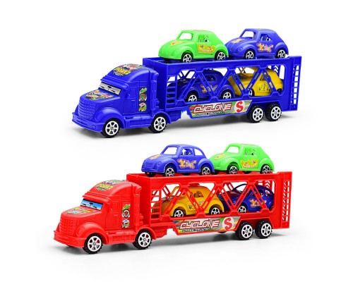 Автовоз с спортивными машинами, под колпаком