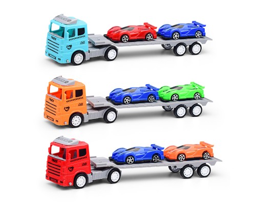 Автовоз "Авторейс-про" с гоночными авто, в пакете