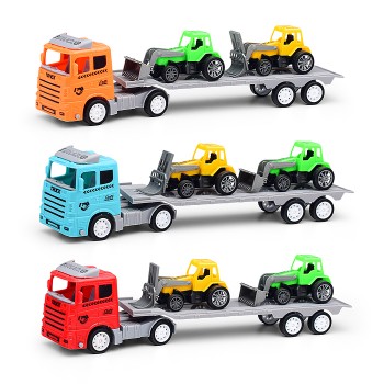 Автовоз "Автосфера" с транспортом, в пакете